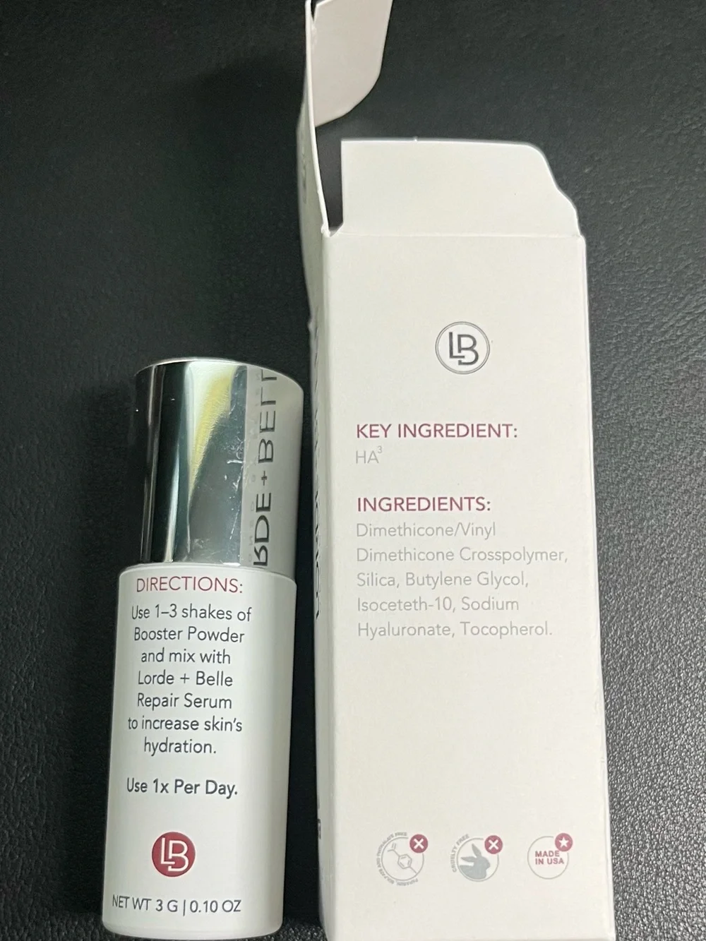 Lorde + Belle Hydra Max Booster Powder — 3g